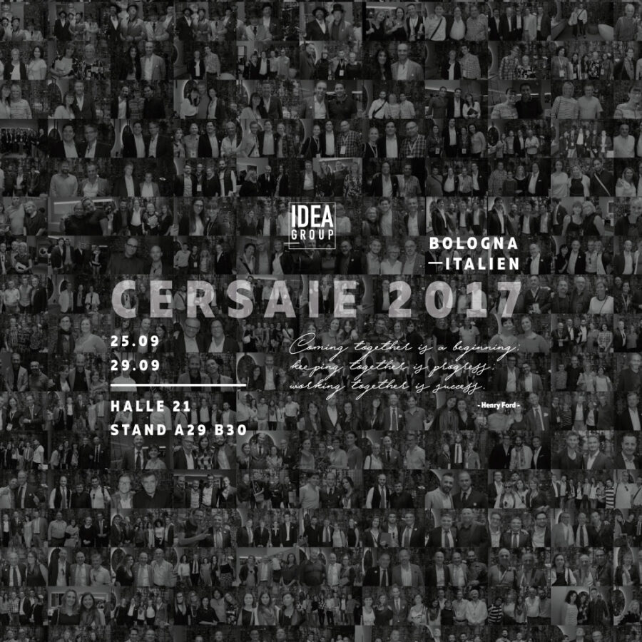 Ideagroup auf der Cersaie 2017 - Disenia