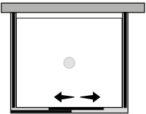SCPO + SCFI +SCFX : Sliding door on fixed with 2 fixed sides (modular corner)